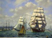 unknow artist Seascape, boats, ships and warships. 54 Germany oil painting artist